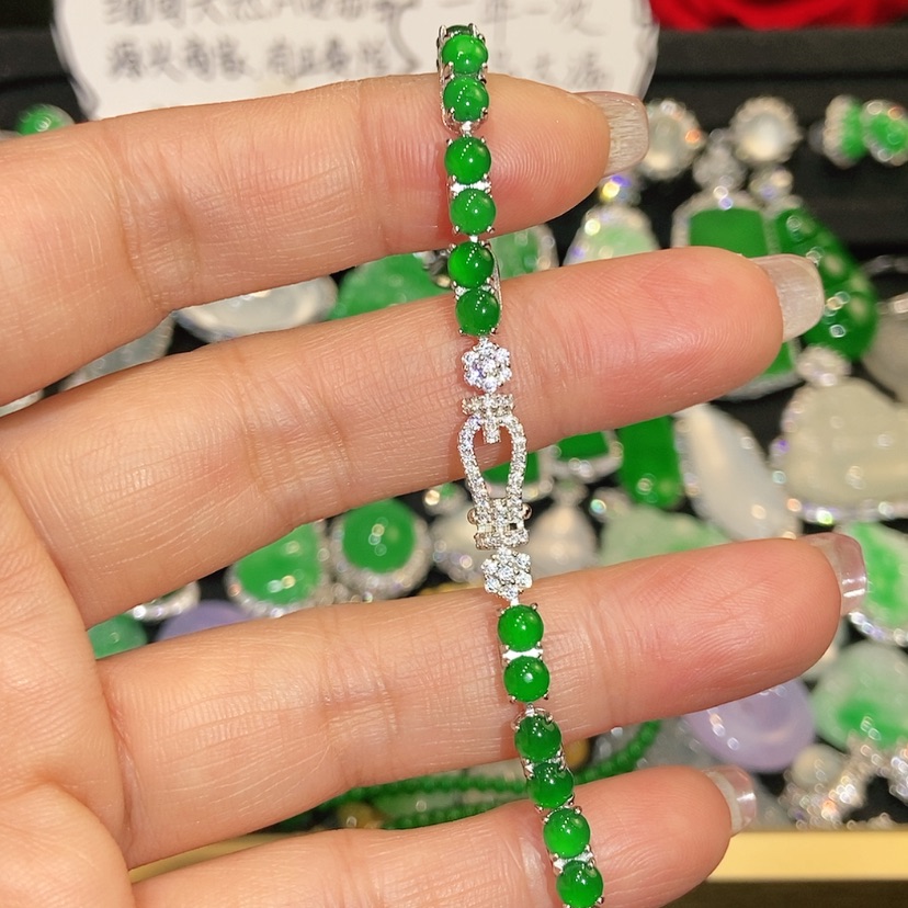 【闪购商品】未镶嵌手链翡翠天然翡翠