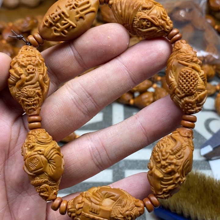 手串/手链橄榄核橄榄核雕工艺手串