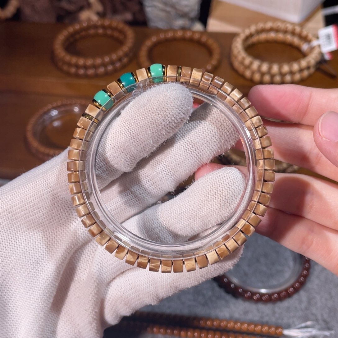 手串紫金鼠花皮纯肉药片 配饰可走色