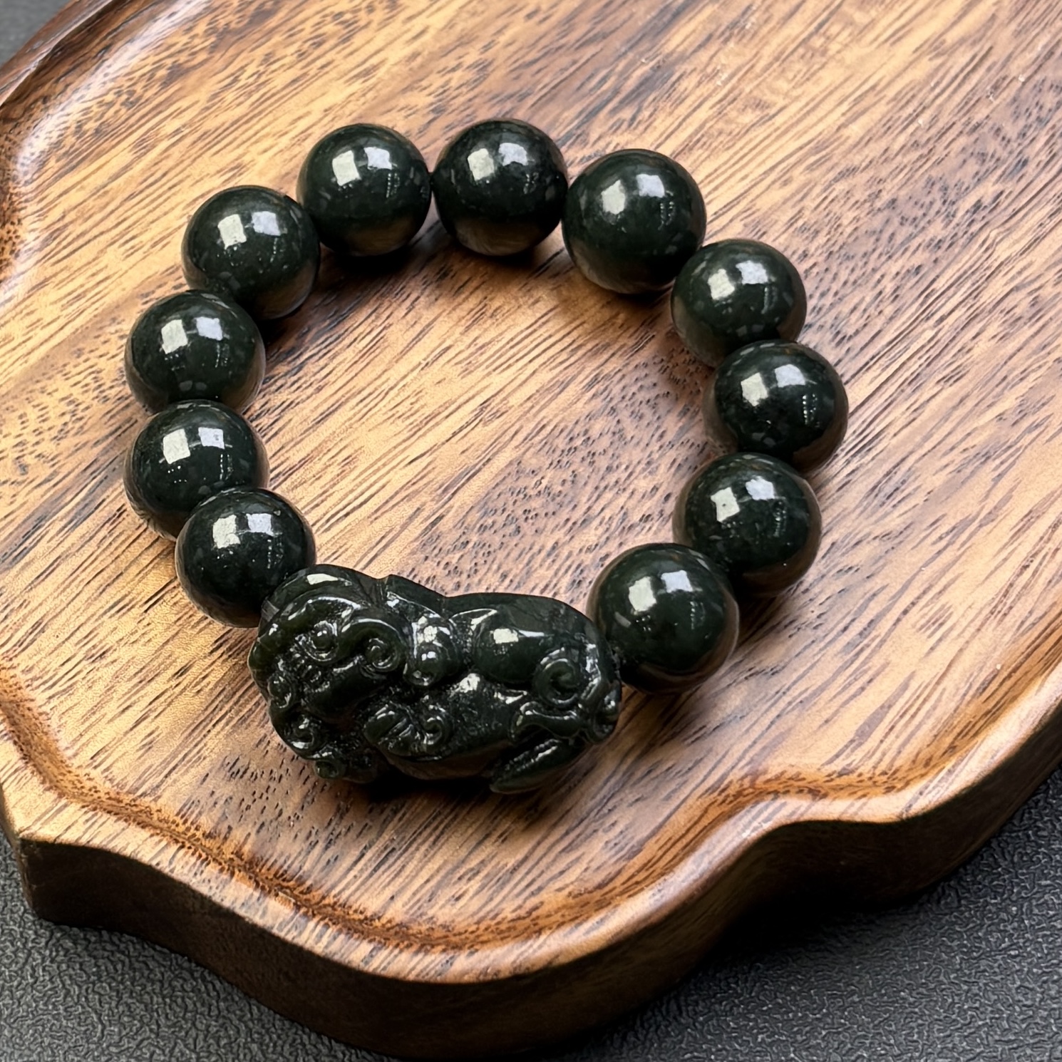 314405/和田玉貔貅手串多样性一件发