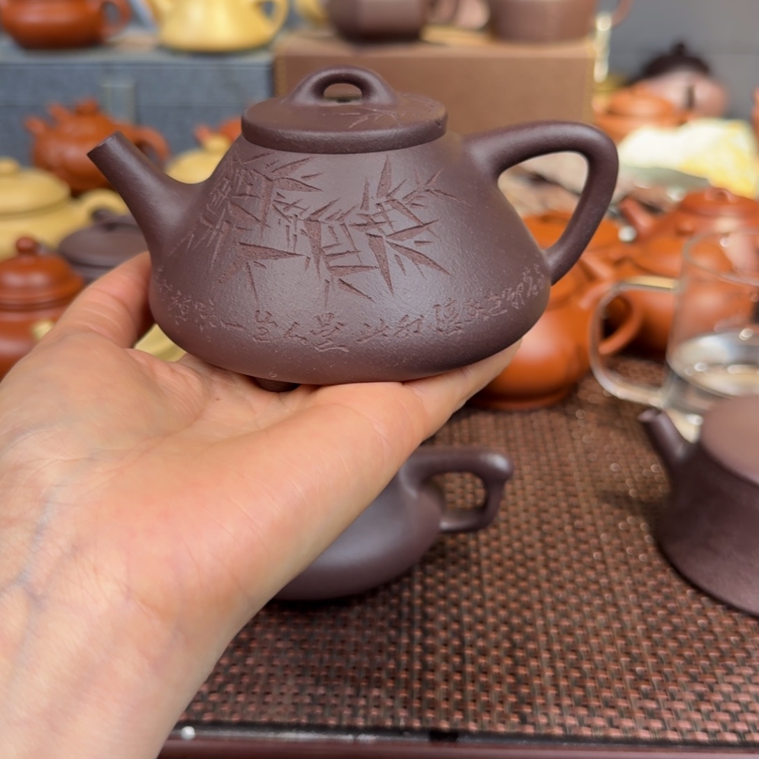 紫泥茶壶天青200毫升左右