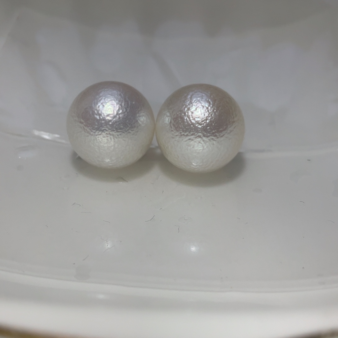 银S925镶嵌海水珍珠耳饰