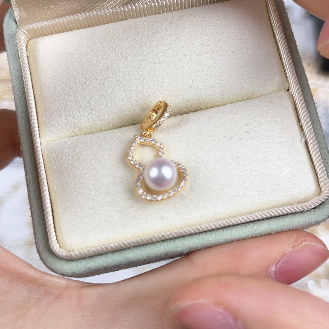 海水珍珠颈饰银S925镶嵌