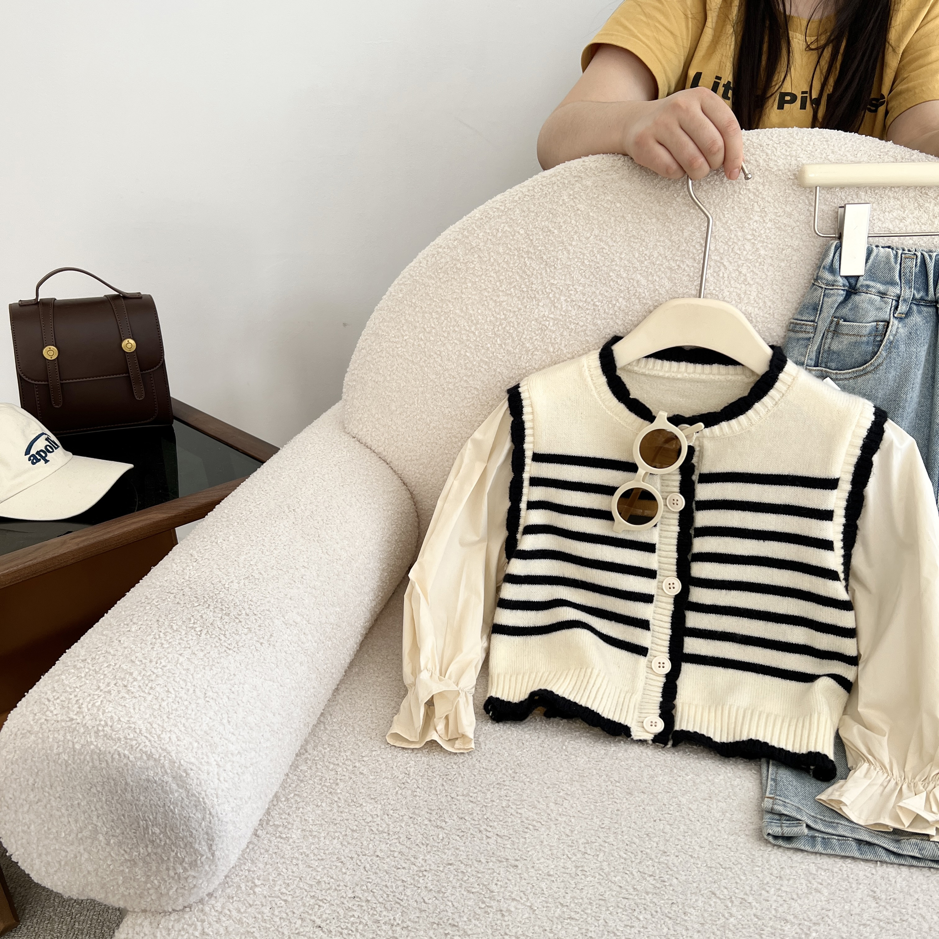 小菲特女童冬装加厚打底衫儿童保暖针织上衣CFYDW38809