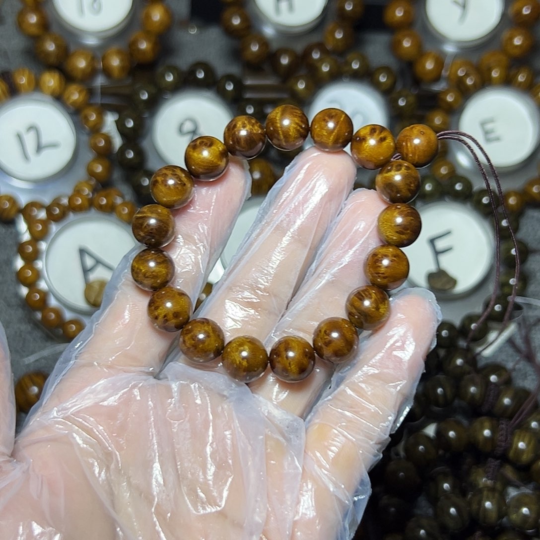 今***睡金丝楠手串/手链枯木1.2