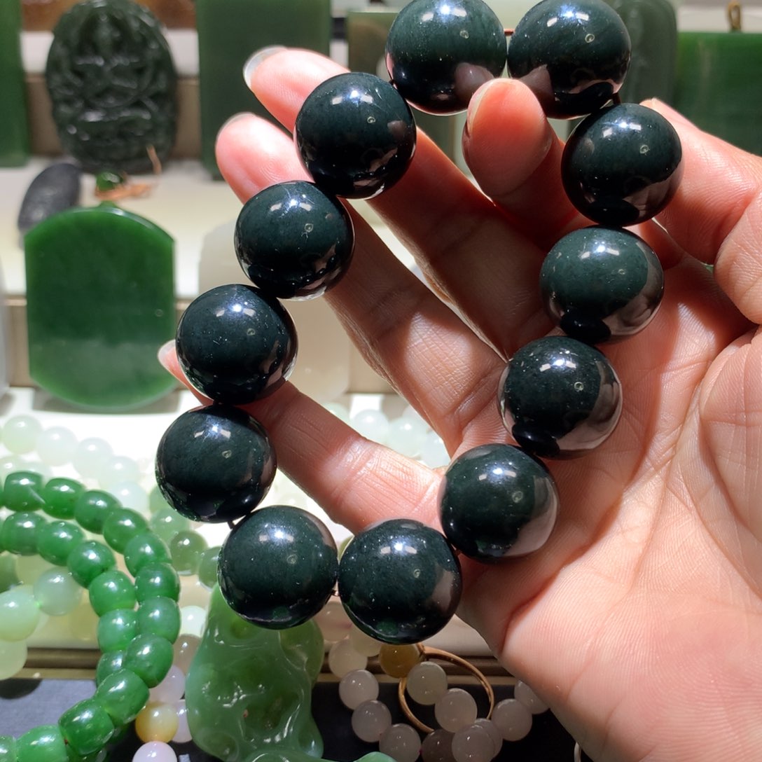 和田玉手链未镶嵌