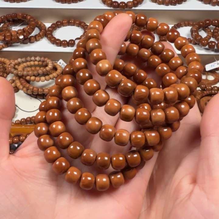 积***洞库克手串库克菩提8*9老型珠114颗