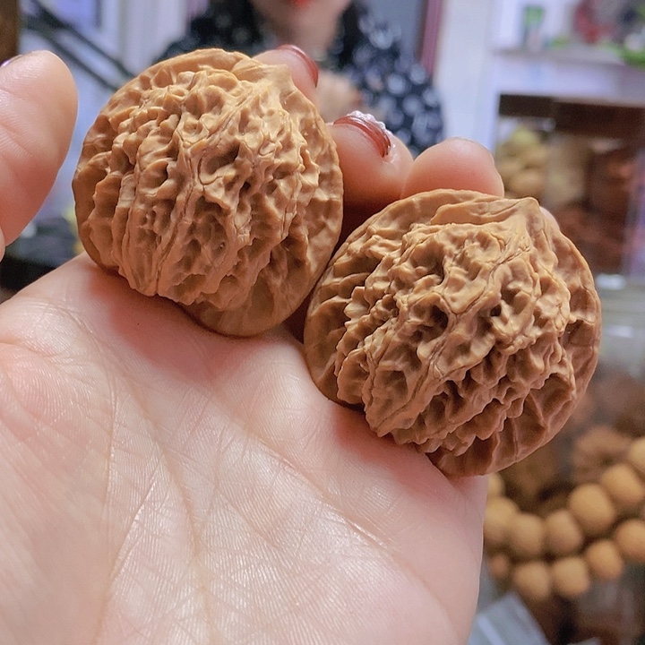 【闪购商品】文玩核桃把件41老款狮子头