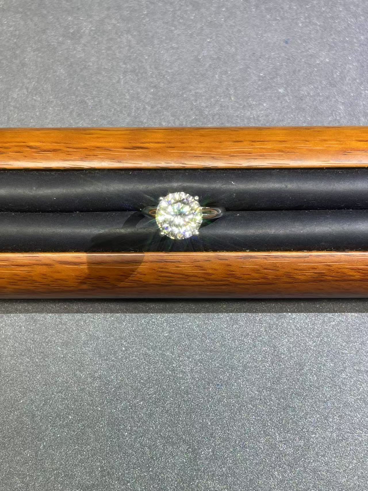 a4045白托光臂四爪戒指多样发