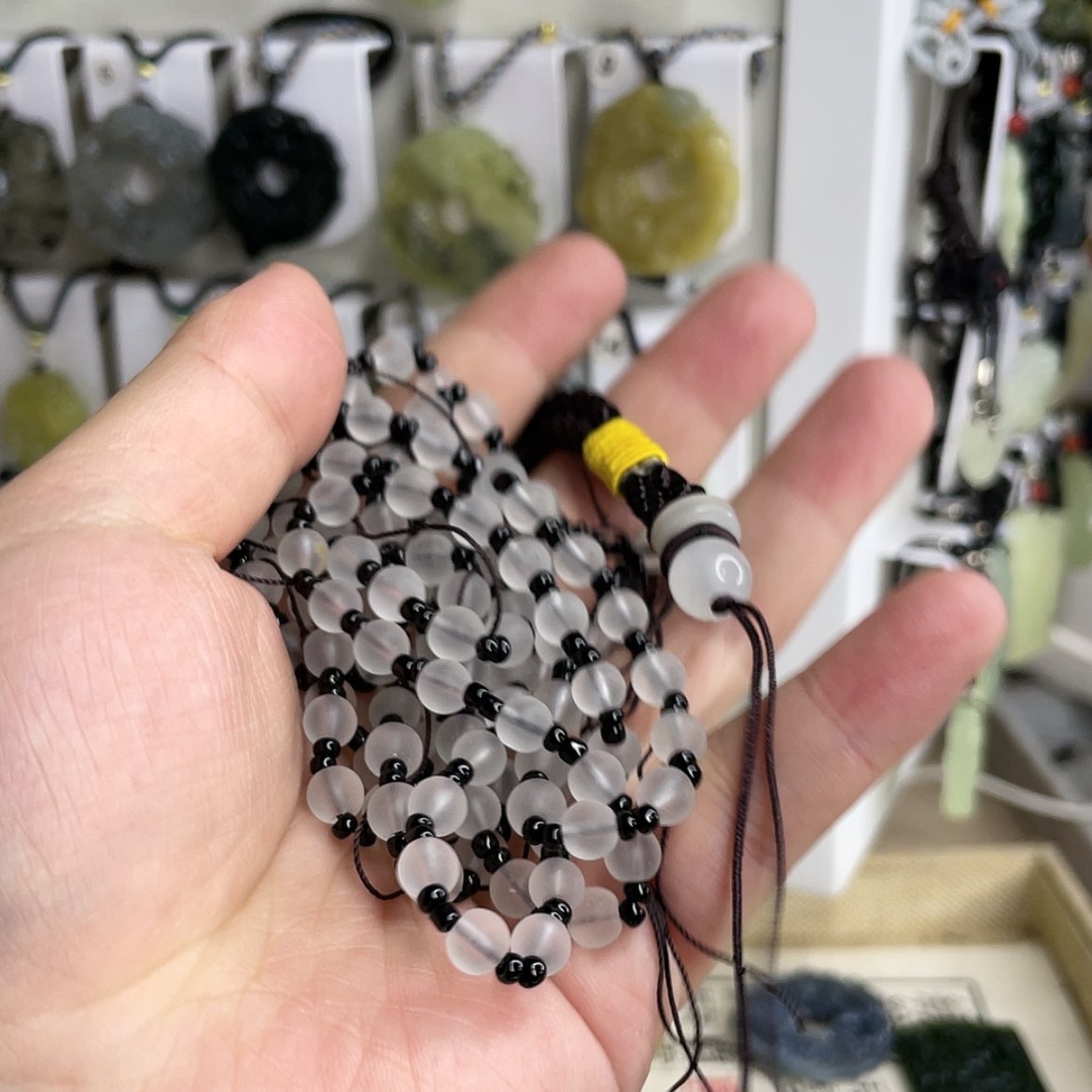 【闪购商品】岫玉颈饰未镶嵌•****绳子
