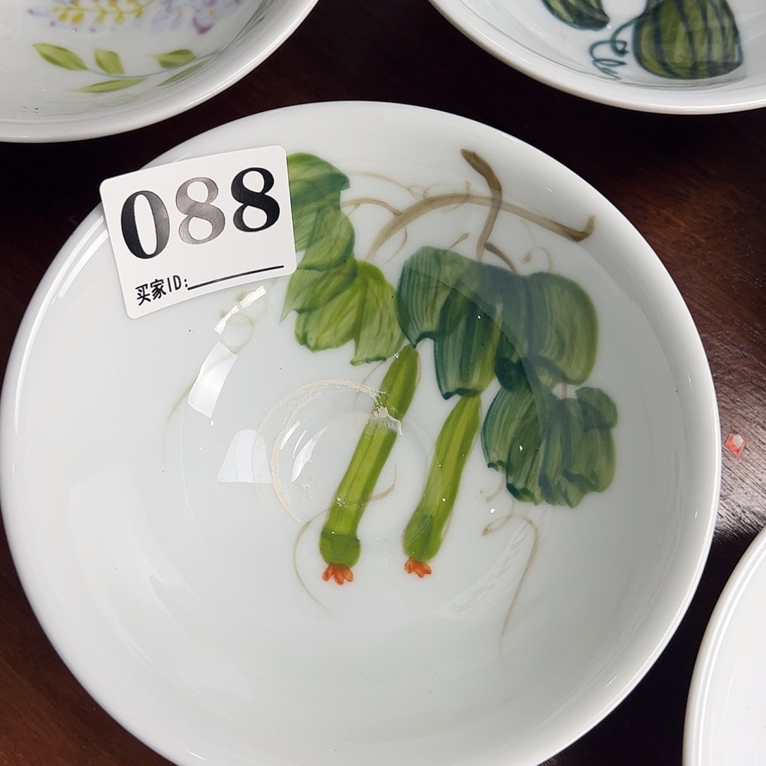 瓷片景德镇陶瓷手工手绘制作