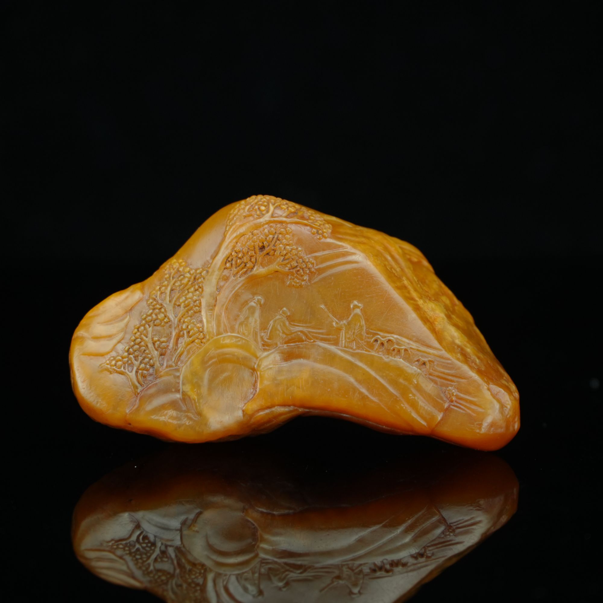 林寿煁作田黄 观景 /朵云轩TW31009fY