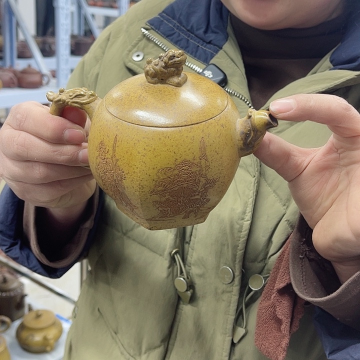 紫砂茶壶宜兴紫砂壶瑕疵