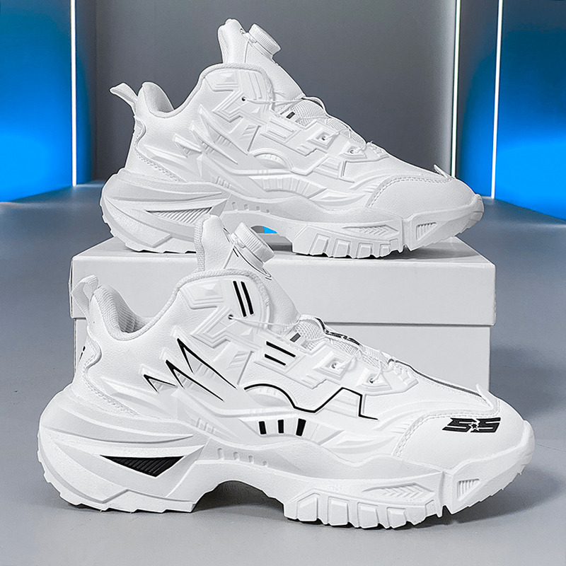 增高老爹鞋男鞋冬款2025新款中帮厚底运动潮鞋百搭暖和舒适美观鞋