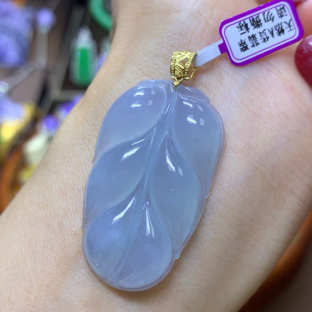 【闪购商品】翡翠颈饰18K金镶嵌翡翠