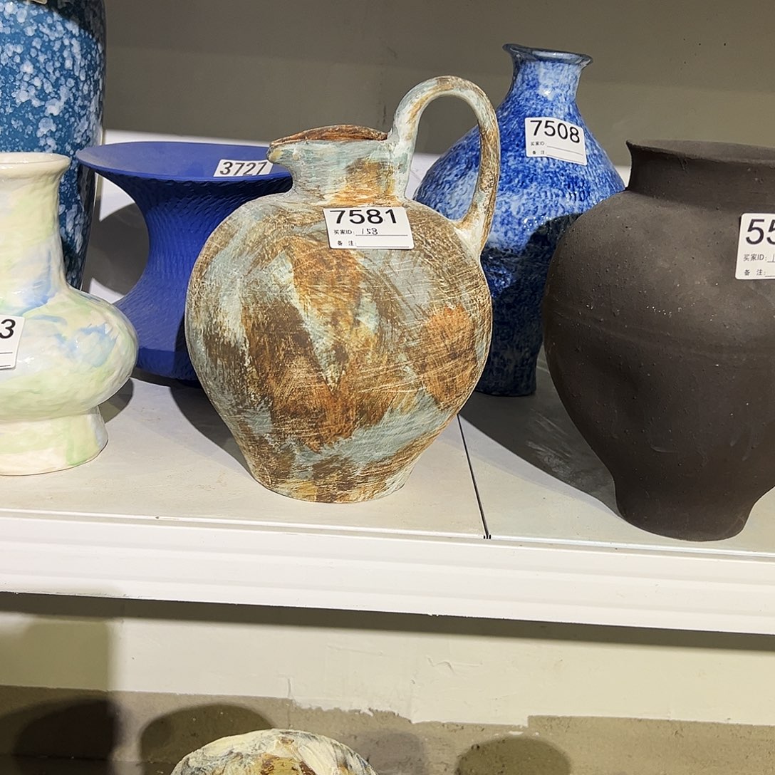 瓶7581高27口5陶瓷花瓶无孔