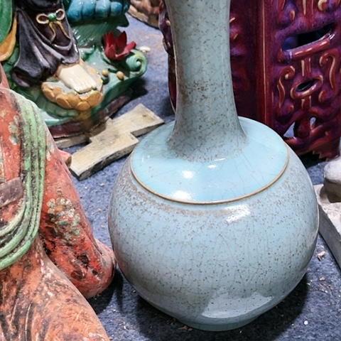 瓦当摆件摆件茶桌茶台陶瓷用****9