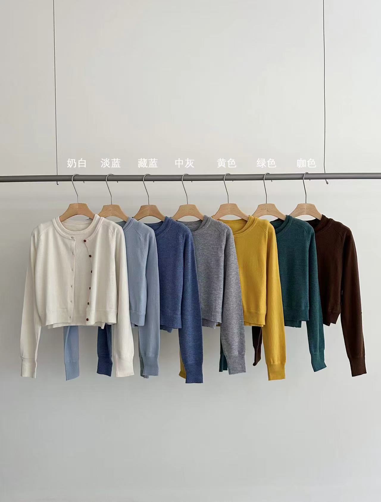 鑫燃KIKI   时尚百搭休闲羊毛两件套   65367  ET【F】