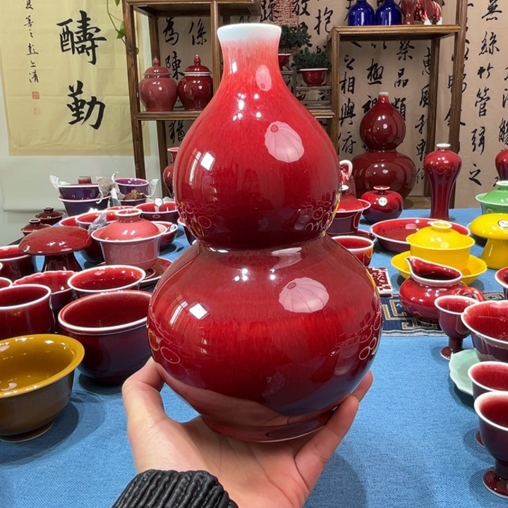 木***。景德镇陶瓷葫芦摆件福利
