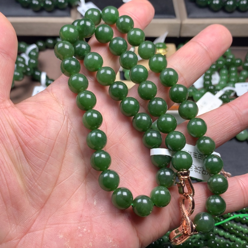 【闪购商品】和田玉（碧玉）颈饰未镶嵌大****ʳ10