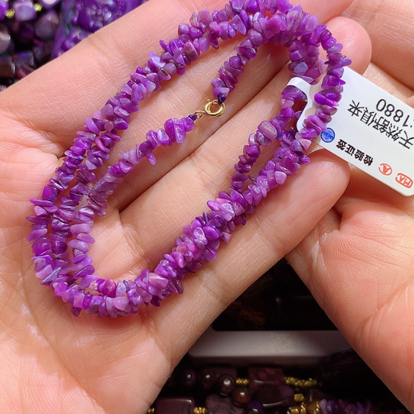 【闪购商品】苏纪石（舒俱来）项链18K金镶嵌敬*，