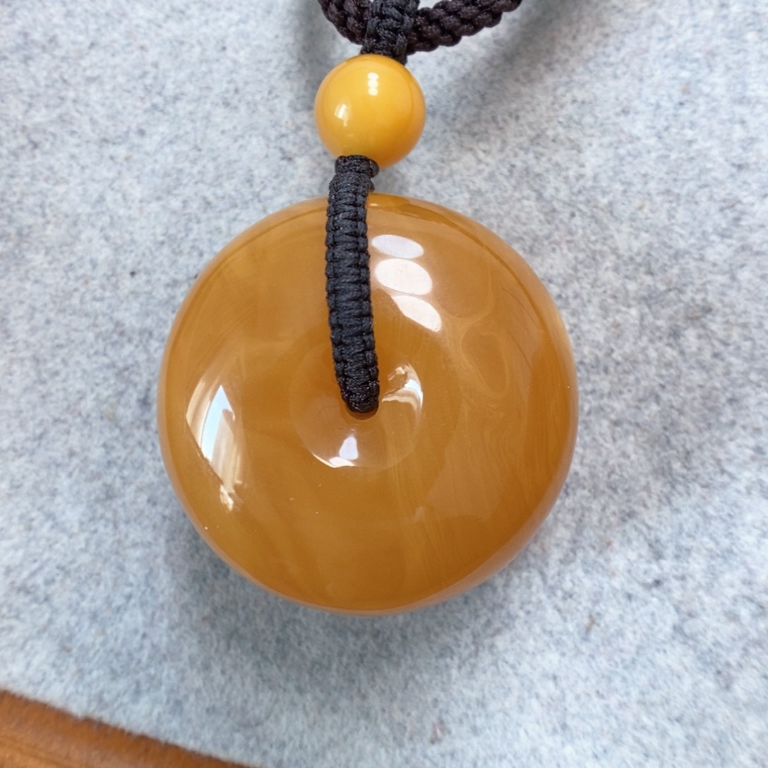 蜜蜡项链未镶嵌蜜蜡吊坠