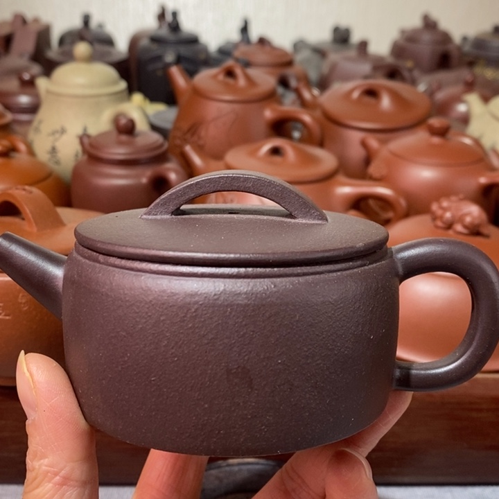 紫砂茶壶微瑕处理一把