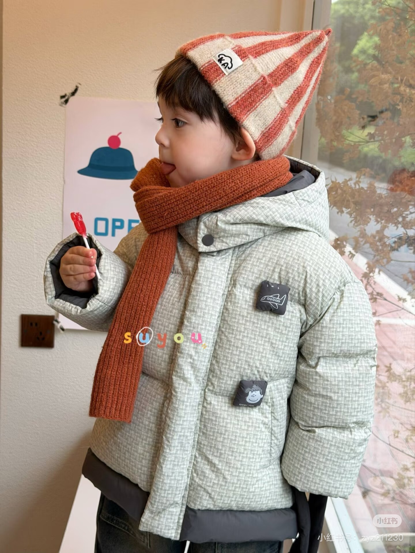 松虫2025冬季新款棉服外套