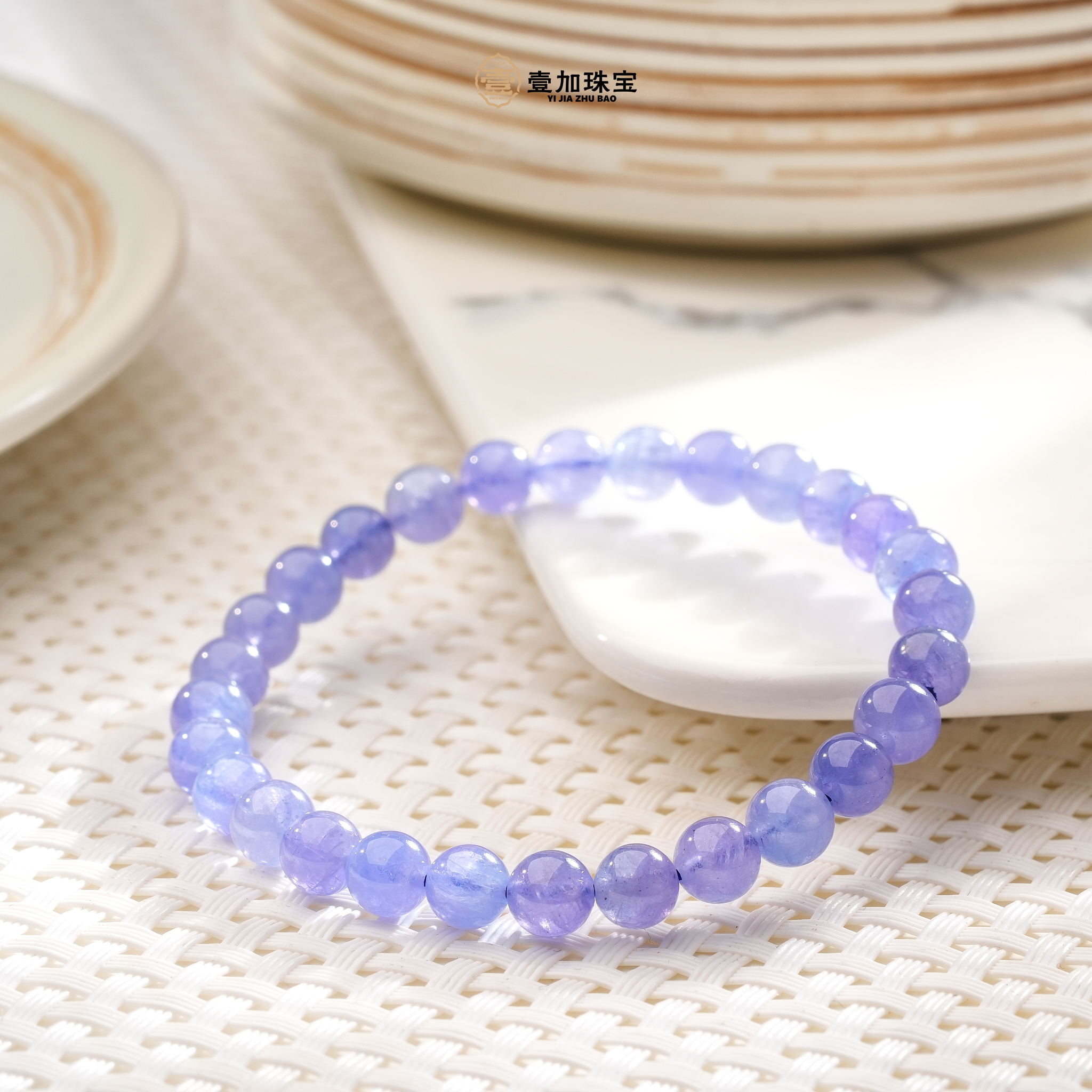 壹加师姐｜手工设计坦桑石手串多样性发一#1600