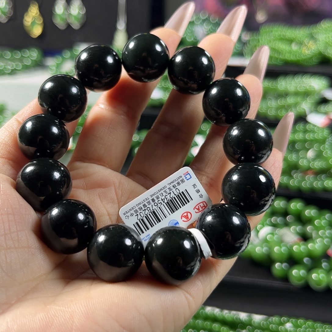 未镶嵌和田玉（碧玉）手链16