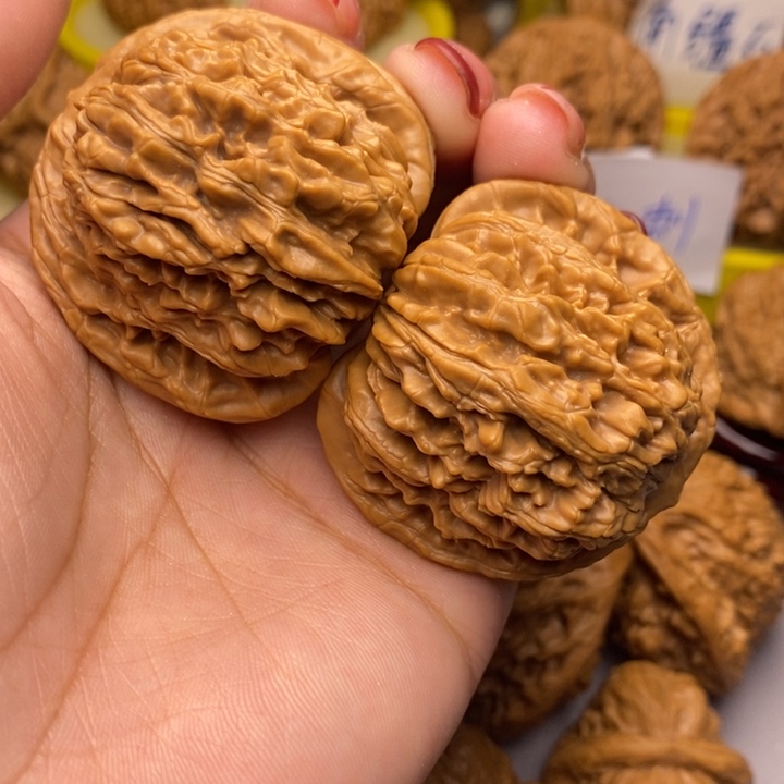 文玩核桃把件四座楼44