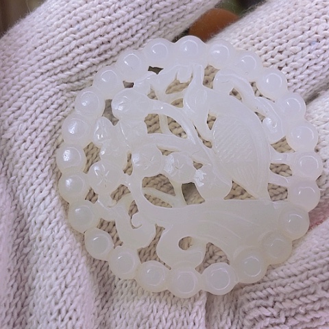 和田玉（白玉）挂件未镶嵌