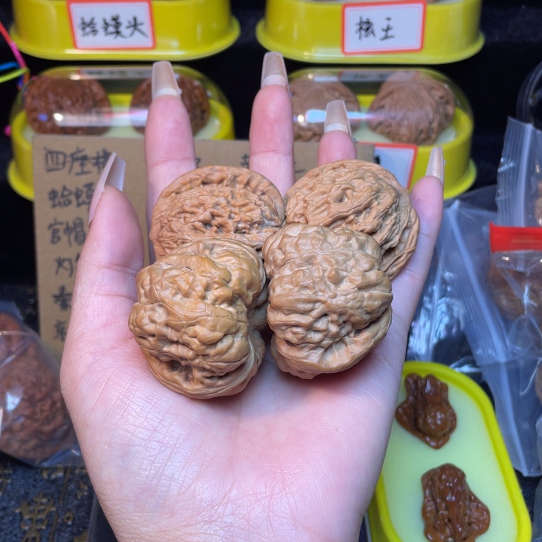 文玩核桃把件❤️****打包蛤蟆头麦虎