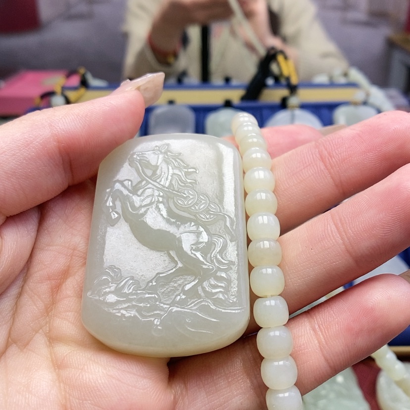 【闪购商品】和田玉颈饰未镶嵌用****8