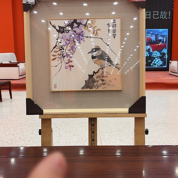 国画雷鸣东老师展览原作