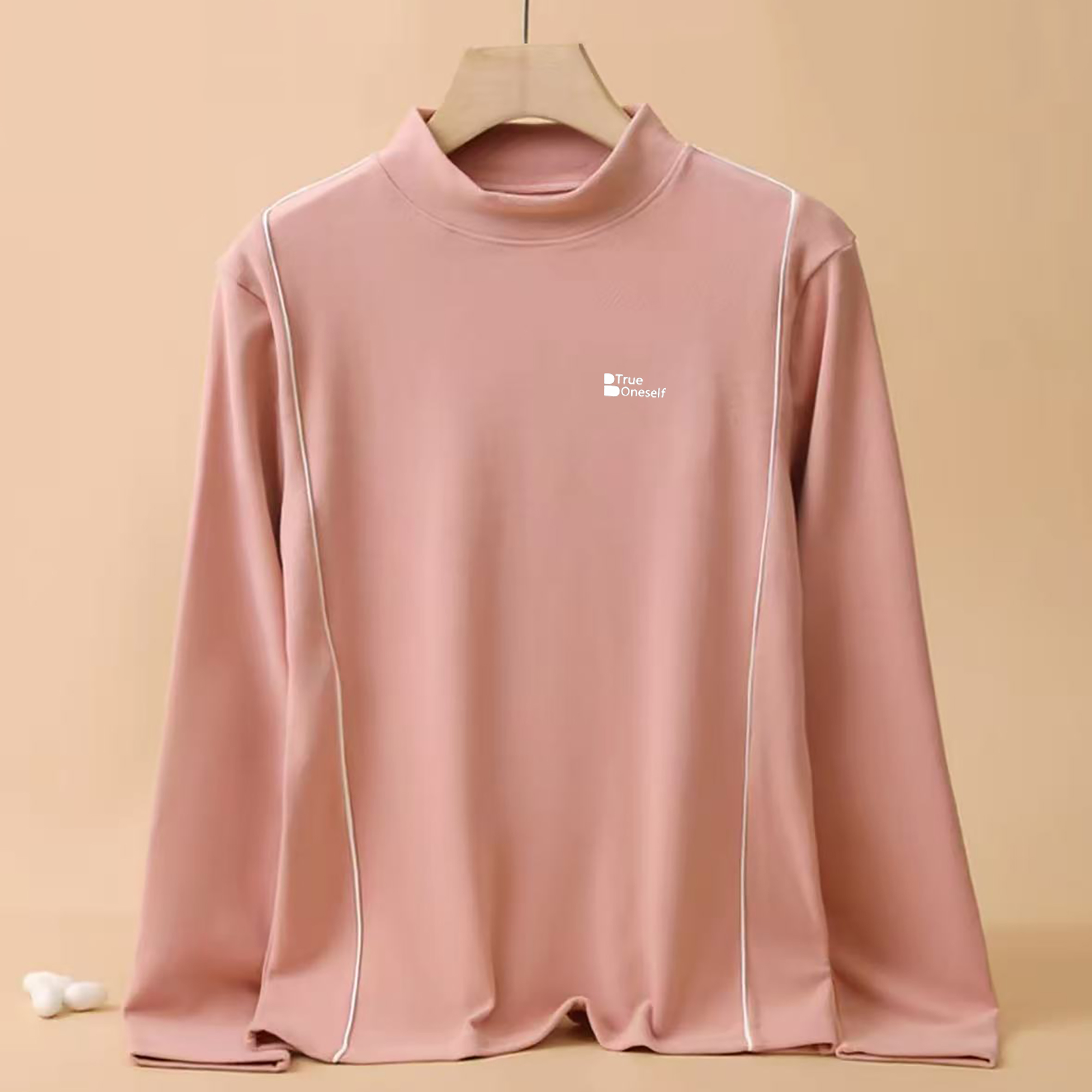 秋冬新品！女士磨毛立领百搭打底衫H505