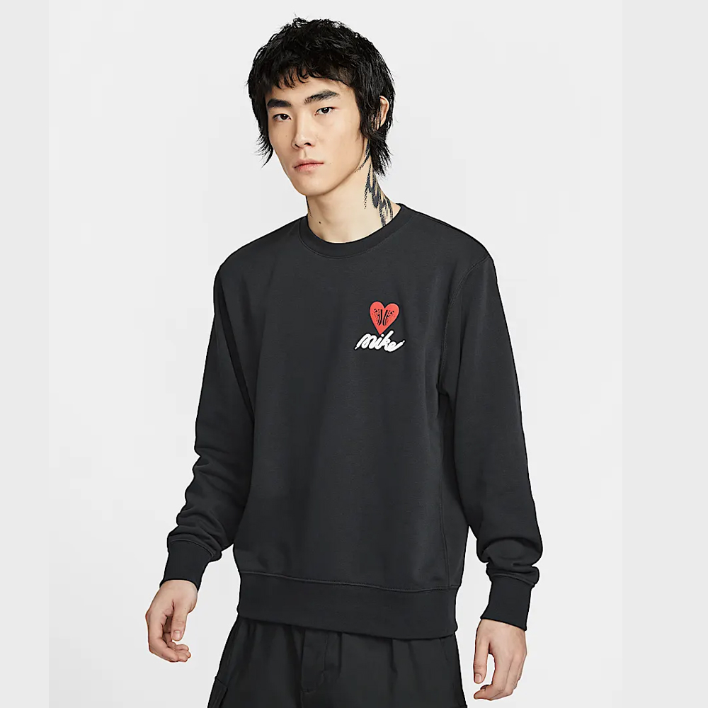 NIKE/耐克【商场同款】男子毛圈圆领休闲运动衫印花卫衣IB8233010