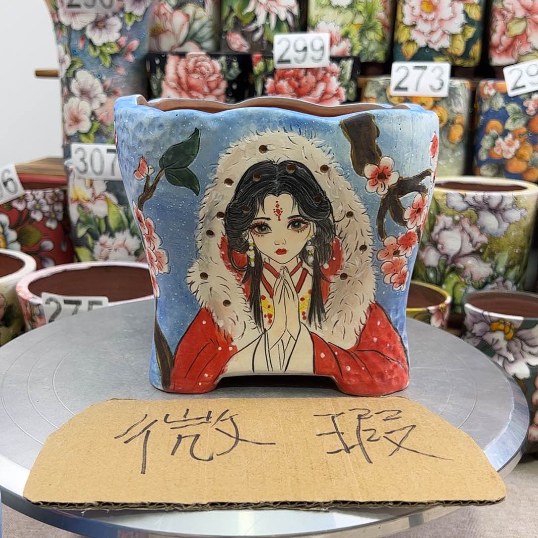 景德镇陶瓷花盆景德镇陶瓷花盆