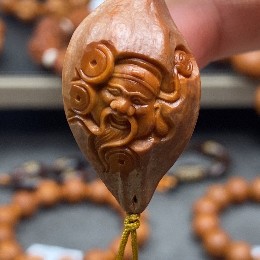 橄榄核手串/手链包衣财神单子 顾卫东