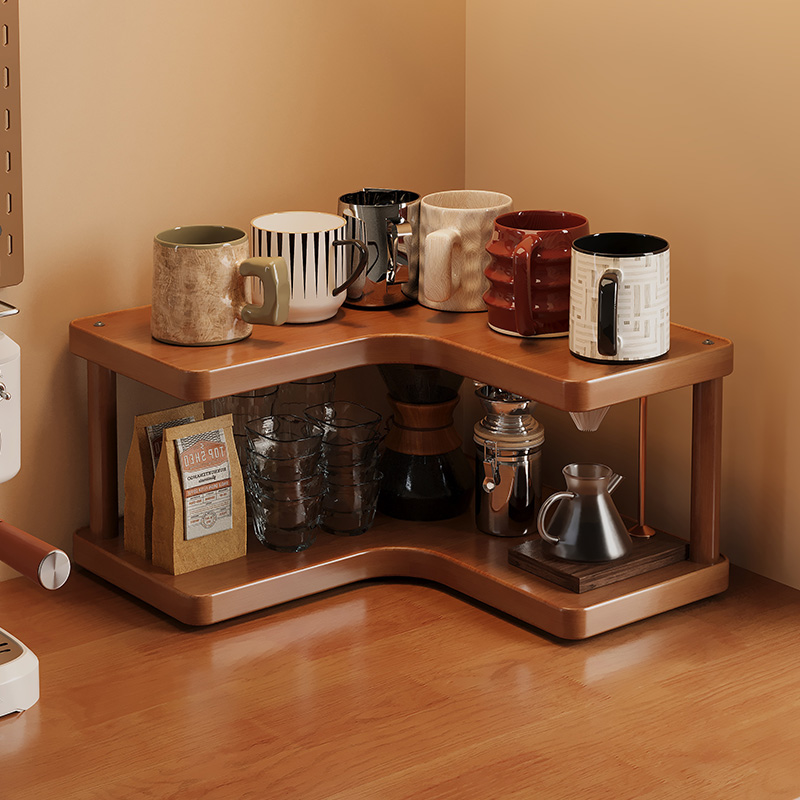 【工厂福利】桌面转角多层收纳架台面水杯置物架护肤品香水摆放架