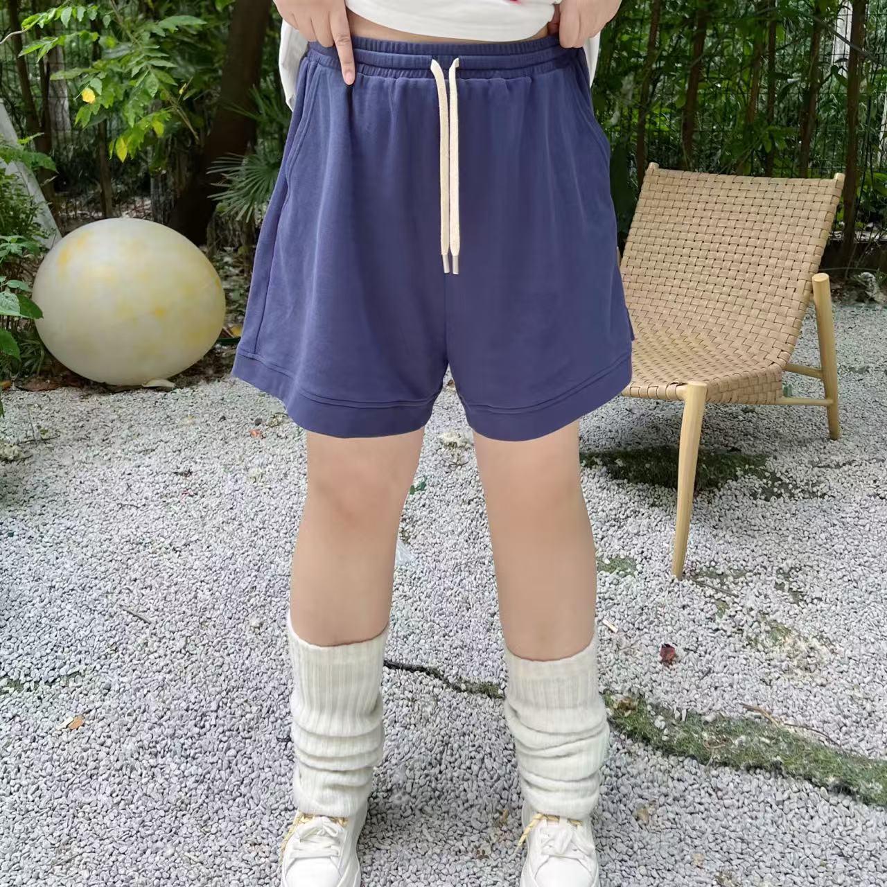 LIN/小美很忙【舒适一夏】大码女装2025夏季新款休闲短裤WLL393