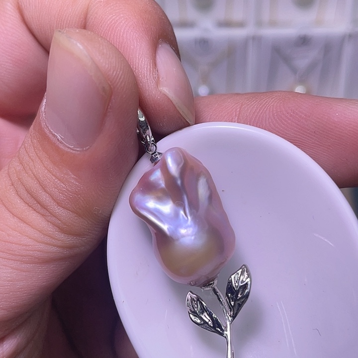 颈饰合金淡水珍珠04