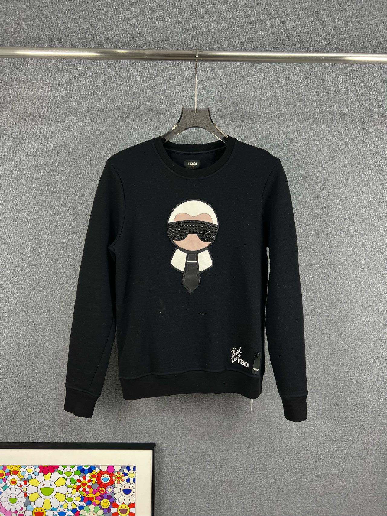 99新 FENDI/芬迪 FENDI芬迪老佛爷羊毛毛衣 48码 99新A11881