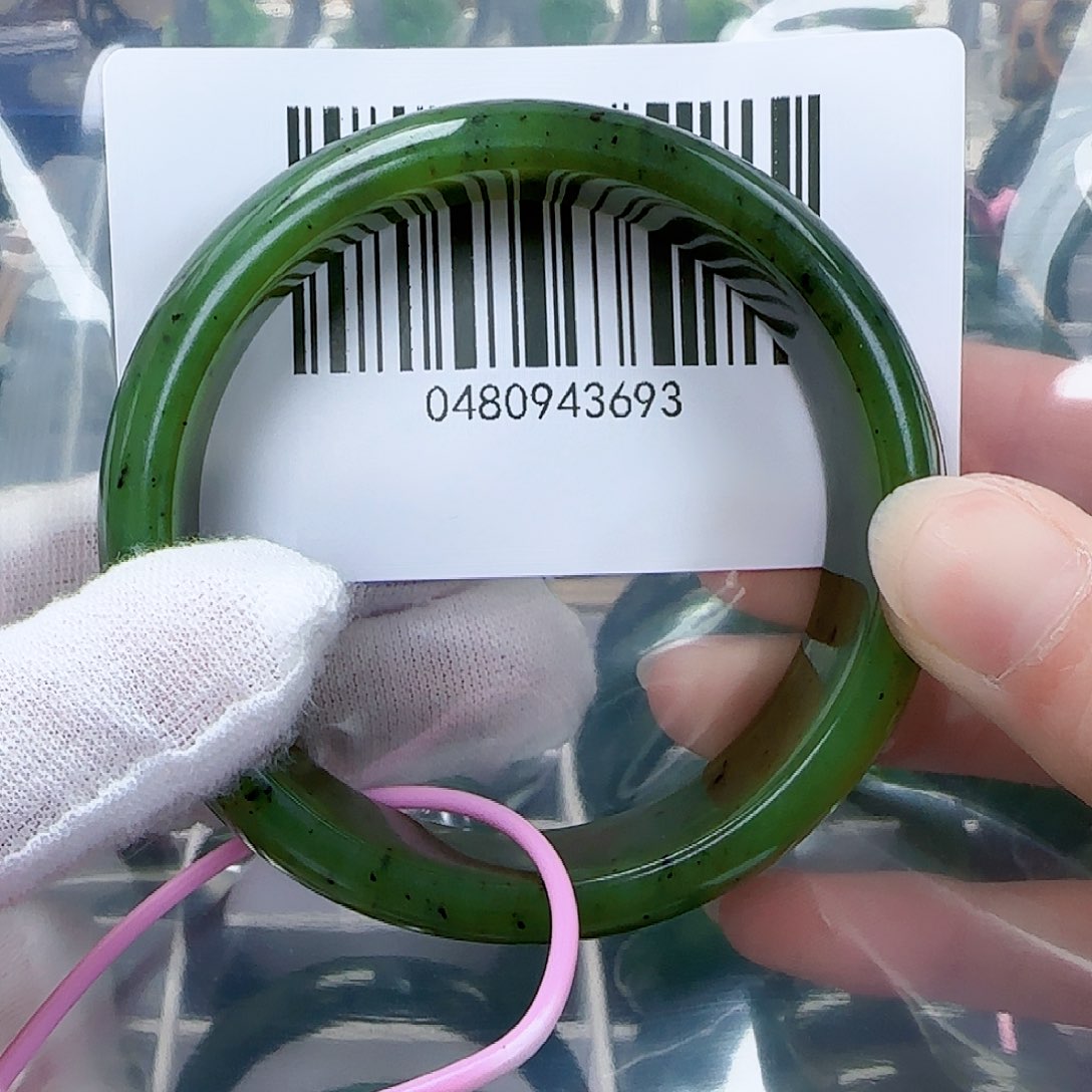 和田玉（碧玉）手镯未镶嵌5960