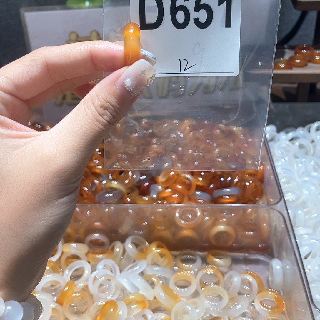 未镶嵌戒指玛瑙/玉髓651