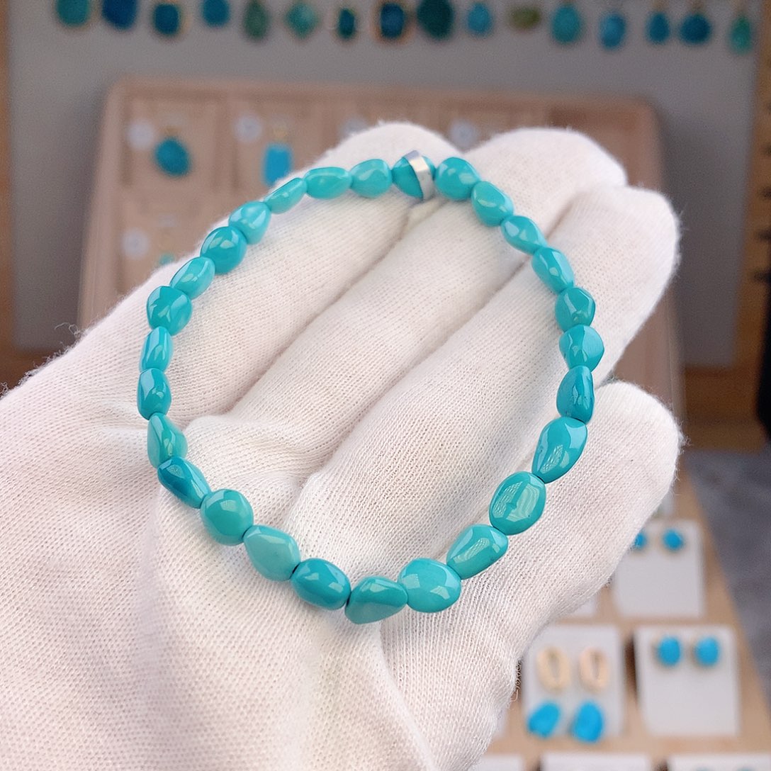 绿松石未镶嵌手链