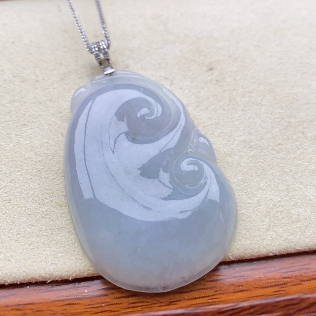 翡翠银S925镶嵌颈饰吊坠151