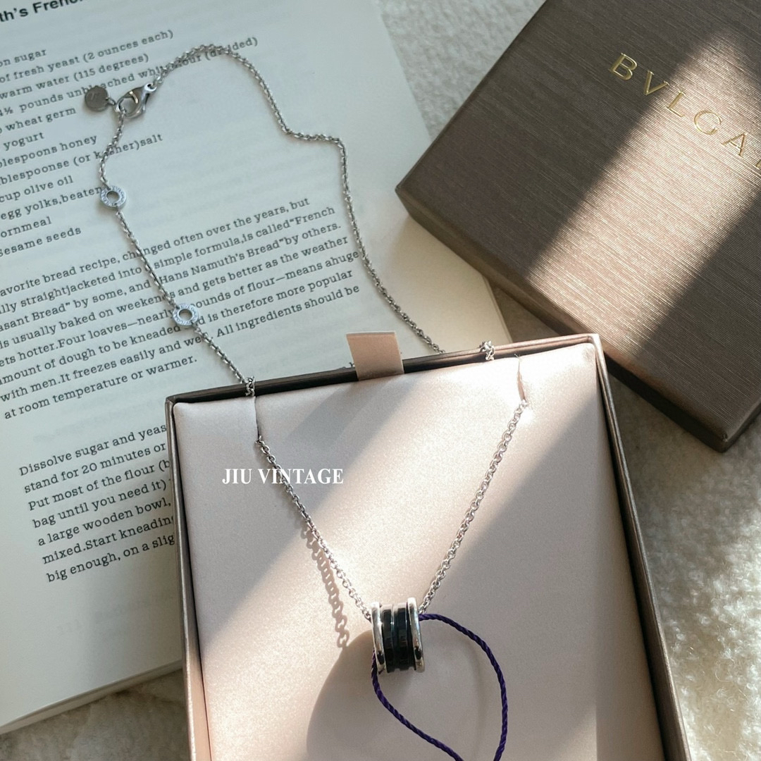 99新 BVLGARI/宝格丽 慈善款项链盒子中溯BJM11-0475