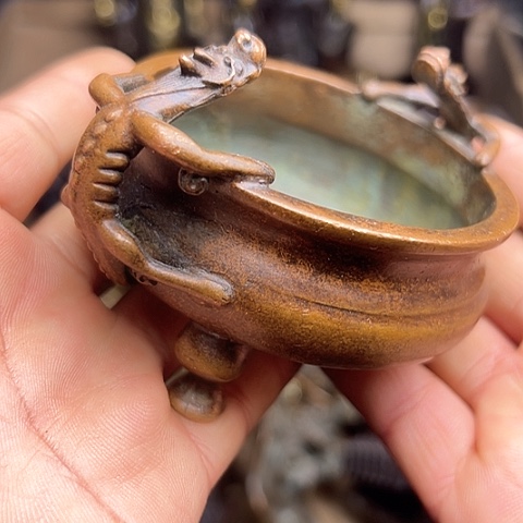 铜制工艺把玩摆件