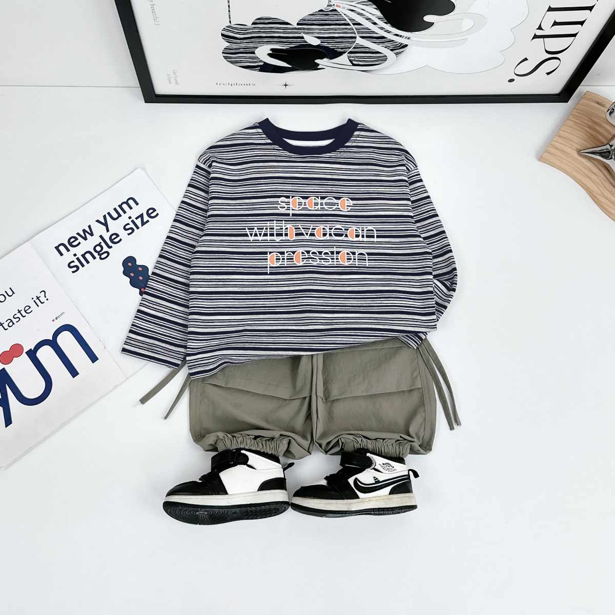 儿童长袖T恤2025新款春装男童春秋款上衣潮 WG28073 悠悠童话童装